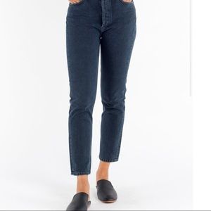 Agolde Riley Hi Rise Straight Crop